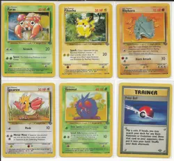 Pokemon TCG Jungle 24 Card Lot Ungraded Excellent Condition - Image 1
