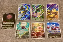 Pokemon TCG Mega Evolutions Illustration Rare 7 Card Bundle - Near Mint - Image 1