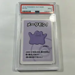 Pokemon Old Maid DITTO PSA 9 Mint 2019 Japanese Nintendo Babanuki card - Image 1