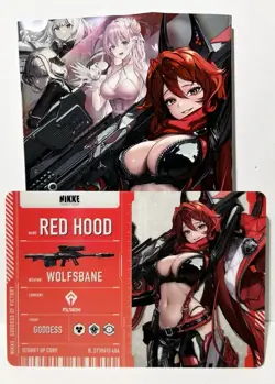 GODDESS OF VICTORY NIKKE RED HOOD METALLIC PASS COLLECTION VER.2 CARD JAPAN - Image 3