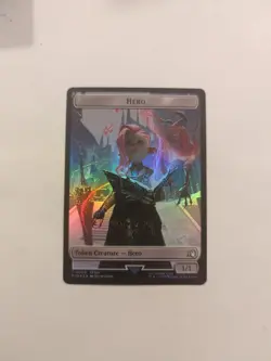 Hero (0005) Food (0022) *FOIL* Double-Sided Token Final Fantasy NM MTG - Image 1