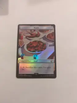 Hero (0005) Food (0022) *FOIL* Double-Sided Token Final Fantasy NM MTG - Image 2