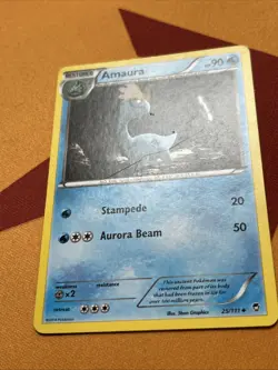 Pokemon Card - Amaura - Uncommon (25/111) Furious Fists *HP* - Image 2