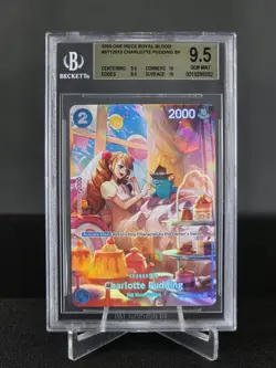 2025 One Piece Card Game Charlotte Pudding (SP) ST12-012 Royal Blood BGS 9.5+ - Image 1