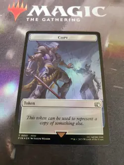 Mtg. Hero #0002 / Copy Double-Sided Token. Foil. Final Fantasy. Nm - Image 2