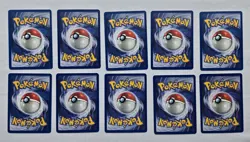 2000 Pokemon Game Base Set 2 Uncommon Lot (10 Cards) Haunter, Nidorina, Persian - Image 2