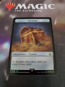 Mtg. Hero #0007 / Treasure Double-Sided Token. Foil. Final Fantasy. Nm - Image 2