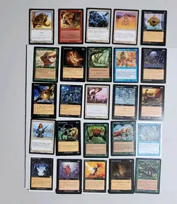Large Vtg Magic The Gathering Lot Of 627 Cards 1993-2001 Mtg 1 Foil - Image 3