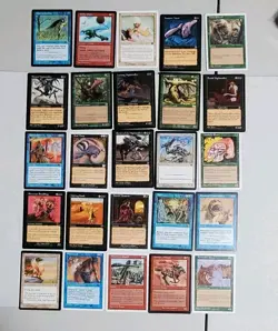 Large Vtg Magic The Gathering Lot Of 627 Cards 1993-2001 Mtg 1 Foil - Image 4