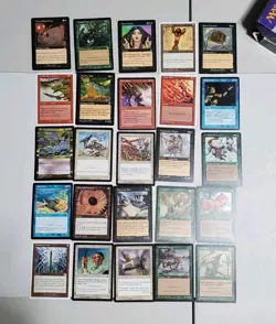 Large Vtg Magic The Gathering Lot Of 627 Cards 1993-2001 Mtg 1 Foil - Image 5