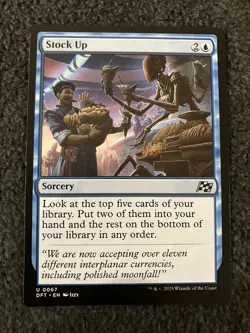 Magic The Gathering MTG - Stock Up - Aetherdrift - Image 1