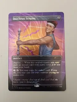 Isochron Scepter (Halo Foil) #0036, SLC, Secret Lair: An Encyclopedia of Magic - Image 1