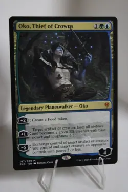 Oko, Thief of Crowns 197 Throne of Eldraine NM English 154 - Image 1