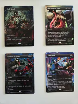 MTG Secret Lair Spider-Man: Venom Unleashed (Colors) Rainbow Foil - Image 3