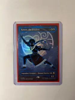 Katara, the Fearless (Borderless Neon Ink) Avatar: The Last Airbender Foil - Image 1