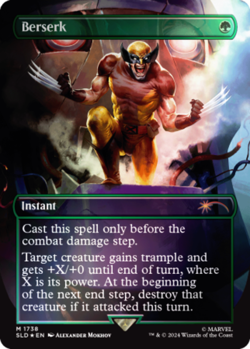 1x Berserk (1738) - Foil NM-Mint, English Secret Lair MTG Magic - Image 1
