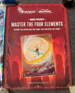 NEW Avatar The Last Airbender Magic The Gathering Posters PROMO Foil MTG TLA - Image 4