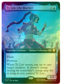Ty Lee, Chi Blocker - Foil - Extended Art Avatar MTG - Image 1