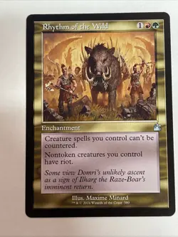Rhythm of the Wild (Retro Frame) Ravnica Remastered #380 Uncommon - Image 1