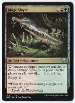 Mage Slayer U Commander: Kamigawa: Neon Dynasty 140 NM - Image 1