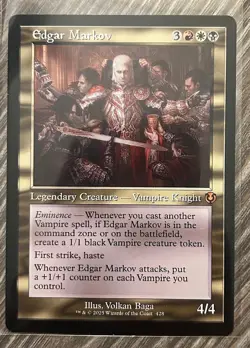 MTG TCG Edgar Markov (Retro Frame) Innistrad Remastered Regular - Image 1