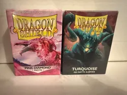 SIX Factory Sealed 100 pcs Dragon Shield Standard Sleeve Matte & Opaque Box Lot - Image 2