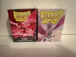 SIX Factory Sealed 100 pcs Dragon Shield Standard Sleeve Matte & Opaque Box Lot - Image 3