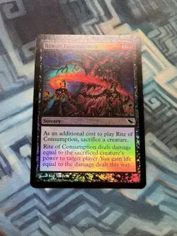 MTG Foil Rite of Consumption EX/LP Shadowmoor - Image 1