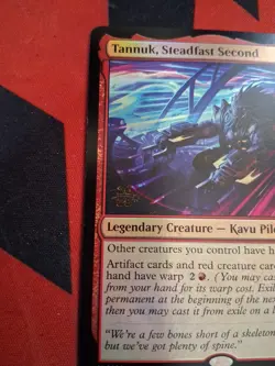 Tannuk, Steadfast Second MTG - PRE-Release FOIL Edge of Eternities - Image 4