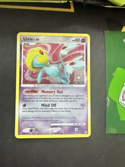 Pokemon Card Card Uxie LV 50 Holo Rare D&P Mysterious Treasures 18/123 195💎NM💎 - Image 1