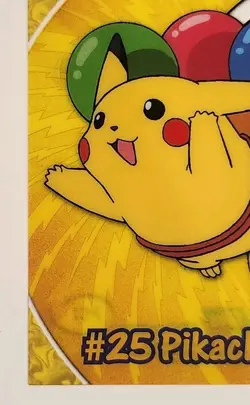 Topps Pokemon TV Animation Edition Pikachu Balloon Art Card #25 - PC1 - Image 2
