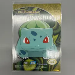 Pokemon Topps Bulbasaur PC2 Clear Card TV Animation Series 2 2000 - Image 1
