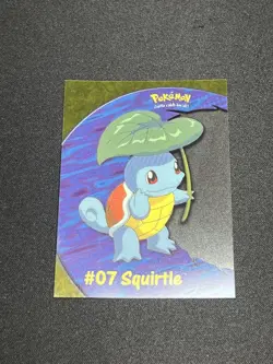 2000 Topps Pokemon TV Animation Clear #PC4 Squirtle NM - Image 1