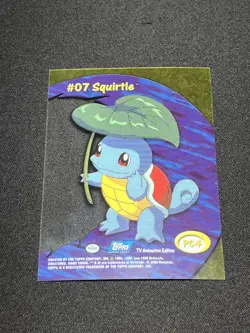 2000 Topps Pokemon TV Animation Clear #PC4 Squirtle NM - Image 2