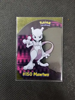 Mewtwo Clear Card PC5 Blue Logo Topps Pokemon Card LP - Image 1