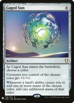 [1x] Caged Sun (CM2) Near Mint, English Mystery Booster MTG Magic - Image 1