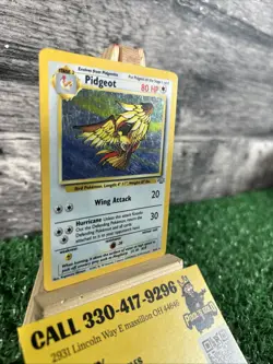 Pidgeot 8/64 MP! Holo Rare Jungle Set Unlimited Edition Pokemon Card 1999 WOTC - Image 3