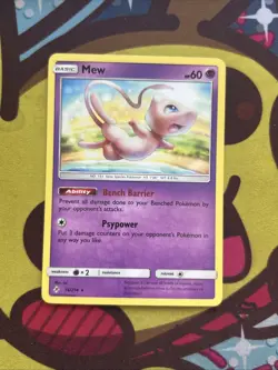 Pokemon Mew 76/214 - SM Unbroken Bonds - Excellent - Non Holo Rare - Image 1