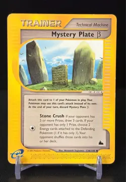 Pokemon - Mystery Plate Beta - 134/144 - Skyridge - Non Holo - Image 1