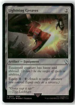 Lightning Greaves Commander: Final Fantasy Surge Foil MAGIC MTG NM - Image 1