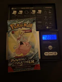 Heavy! Over 22.86 Gram Pokemon Journey Together Booster Pack Sealed - Image 1