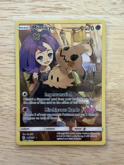 Pokemon TCG Mimikyu 245/236 Secret Cosmic Eclipse Holo MINT - Image 1