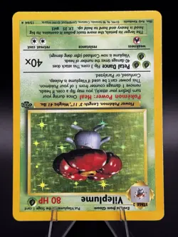 Vileplume 15/64 Jungle Unlimited - Holo Rare - WOTC - MP - Pokemon Vintage - Image 2