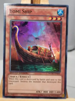 Yu-Gi-Oh! Yomi Ship Ultra Rare Card Vintage YuGiOh Limited Edition War of Giant - Image 1