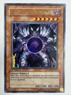 Caius the Shadow Monarch SDDE-EN001 Structure Deck: the Dark Emperor-1st Edition - Image 1