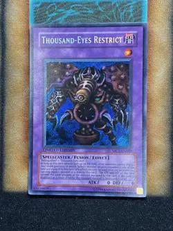 Yugioh Thousand-Eyes Restrict MC1-EN004 Secret Rare Limited Edition MP - Image 1