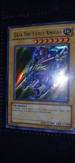 Yugioh Misprint Foil Shift Ultra Rare Lob Gaia The Fierce Knight - Image 1