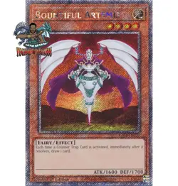 Yugioh! 1x Bountiful Artemis RA04-EN130 Quarter Century Secret Rare 1st Ed NM - Image 1