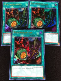Yugioh Polymerization Alternate Art RA03-EN051 1st Ultra x3 (NM) - Image 1