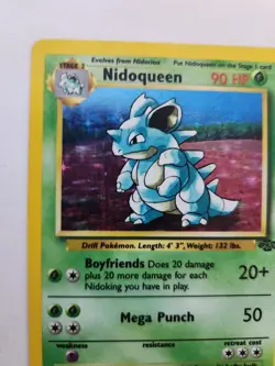 Nidoqueen Jungle Set Holo Base Pokemon Card WOTC - Image 2